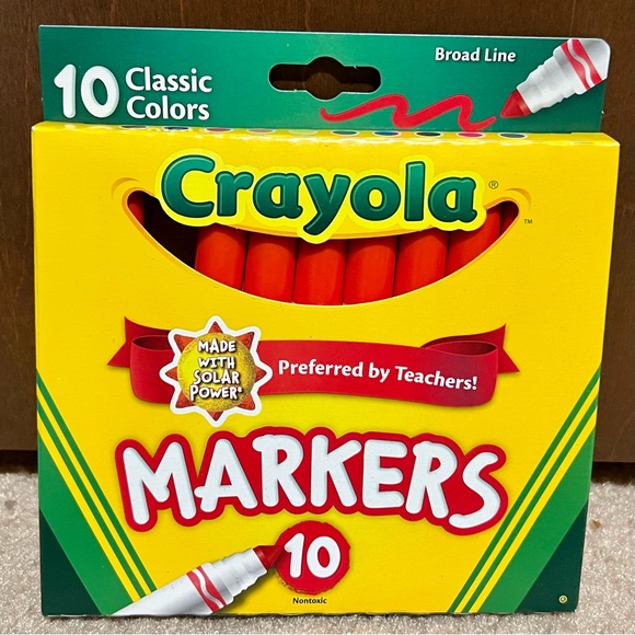 Single Color Pack Crayola Markers- Red - Picture 1 of 2